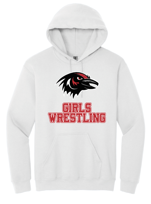 RWA Heavy Blend Hoodie with Girls Wrestling Logo
