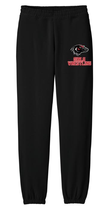 RWA Heavyweight Sweatpants with Girls Wrestling Logo