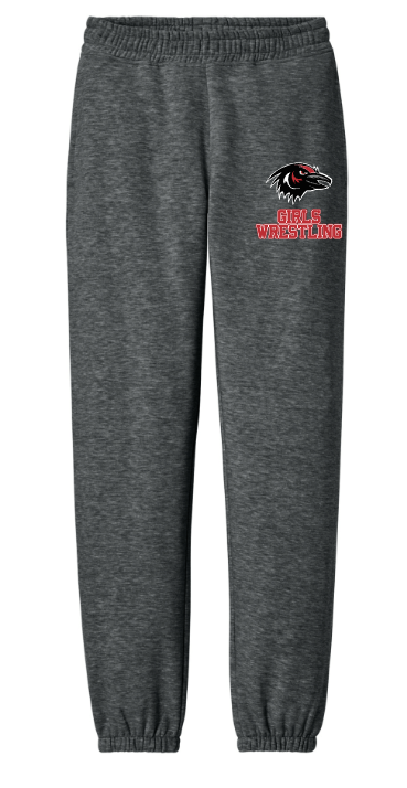 RWA Heavyweight Sweatpants with Girls Wrestling Logo