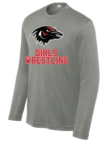 RWA Performance SS or LS with Girls Wrestling Logo