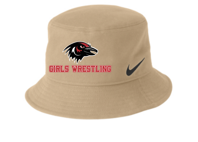 RWA Girls Wrestling Nike Swoosh Bucket Hat-Printed Logo