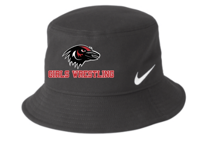 RWA Girls Wrestling Nike Swoosh Bucket Hat-Printed Logo
