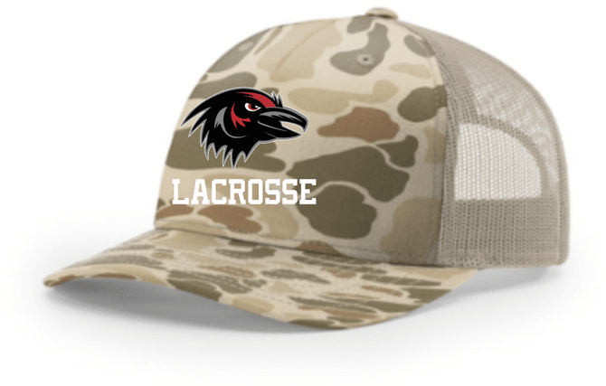 RHS Lax Richardson Camo Trucker Caps-Printed Logo
