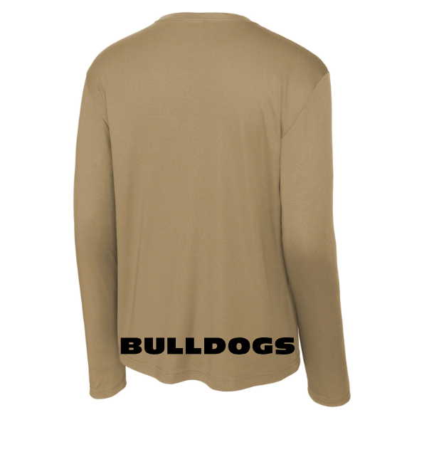 Hopewell Valley HS Lax Performance Long Sleeve with Bulldogs Back Print