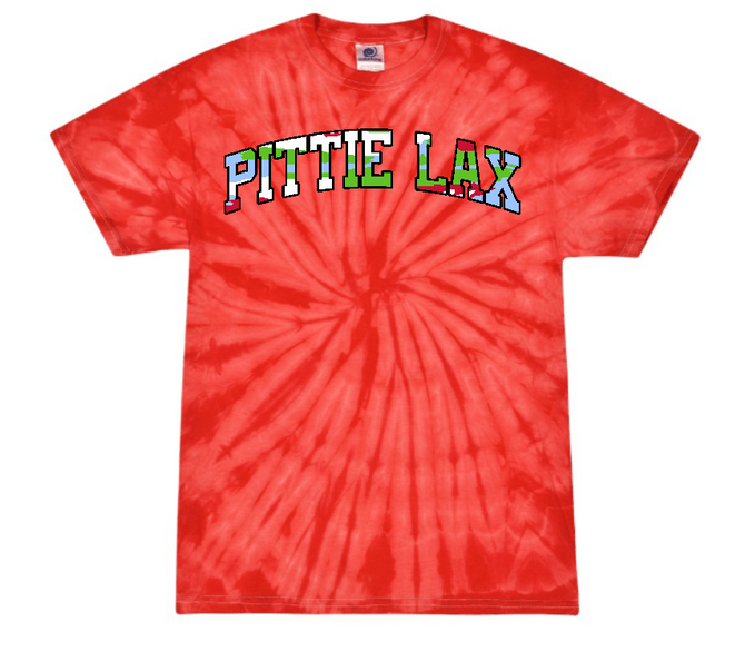 Pittie Lax Neon Tie Dye Short Sleeve Tee