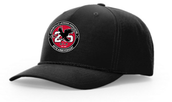 RLA 25th Anniversary Richardson Laser Perf Performance Rope Cap-Printed Logo