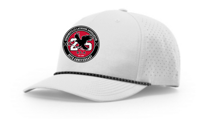 RLA 25th Anniversary Richardson Laser Perf Performance Rope Cap-Printed Logo