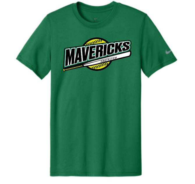 Mavericks Nike Swoosh Sleeve Short Sleeve