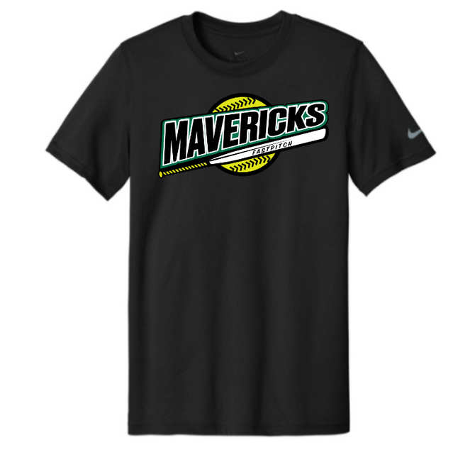 Mavericks Nike Swoosh Sleeve Short Sleeve