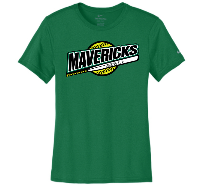 Mavericks Nike Swoosh Sleeve Short Sleeve