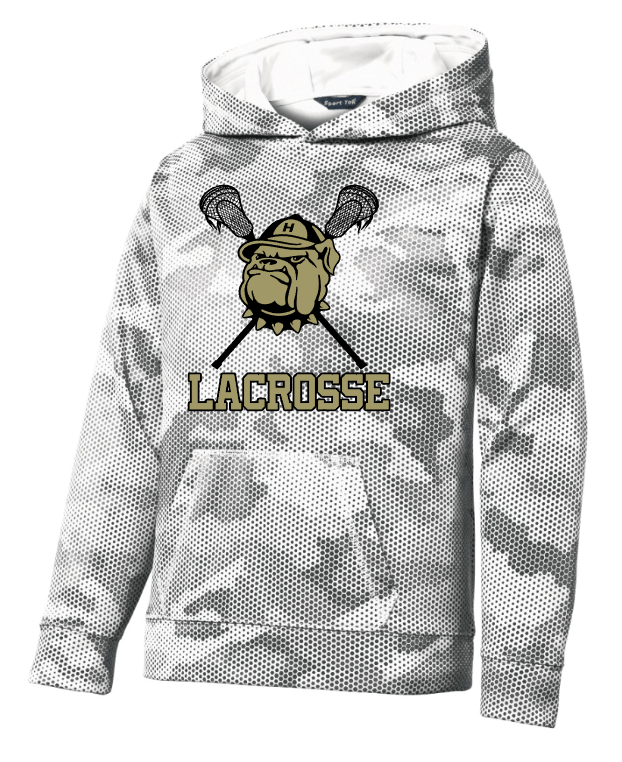 Hopewell Valley Lax Camo Performance Hoodie
