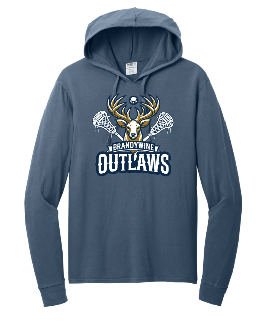 Brandywine Lacrosse Club Beach Wash® Garment-Dyed Pullover Hooded Tee