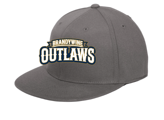 Brandywine Lacrosse Club Flexfit Flat Bill Cap-Printed Logo