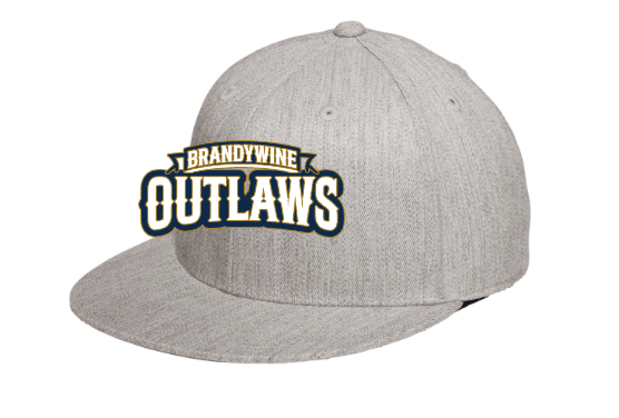 Brandywine Lacrosse Club Flexfit Flat Bill Cap-Printed Logo