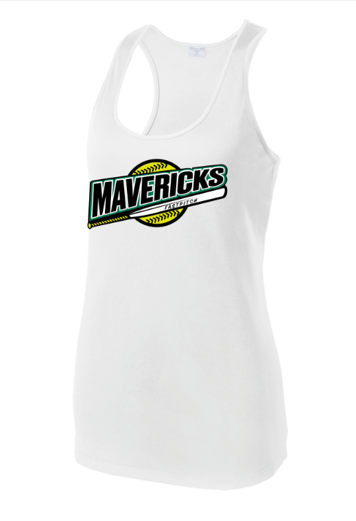 Mavericks Women's Racerback Performance Tank Top
