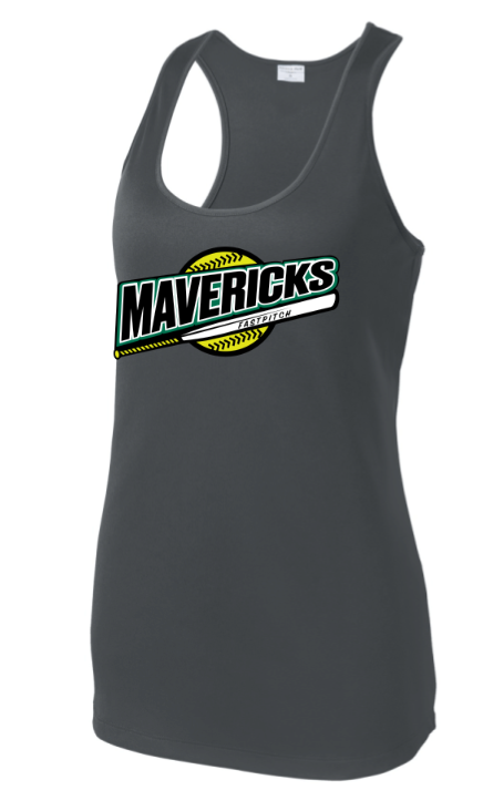 Mavericks Women's Racerback Performance Tank Top