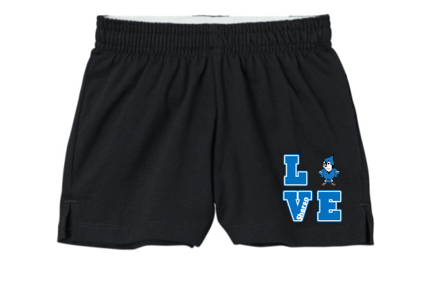 Sharon School Girls Jersey Knit Shorts-Boomer Love