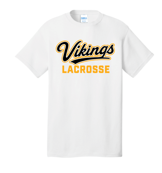South Brunswick Boys Lacrosse Cotton Tee with Script Logo