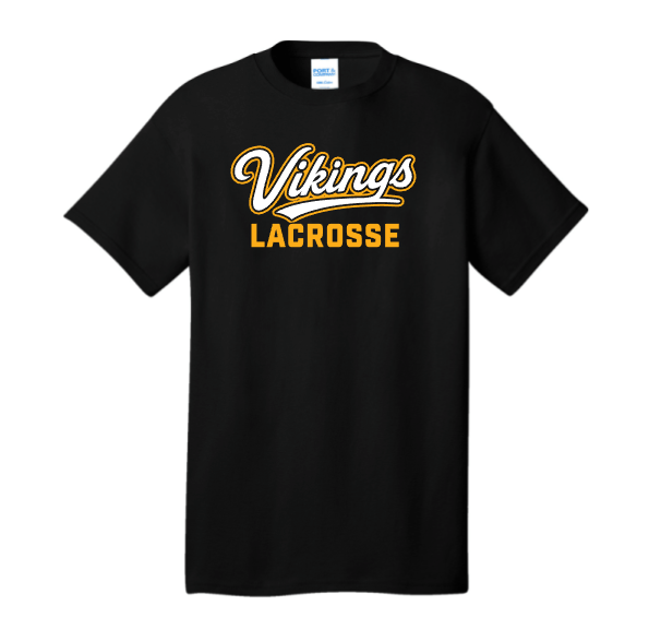 South Brunswick Boys Lacrosse Cotton Tee with Script Logo