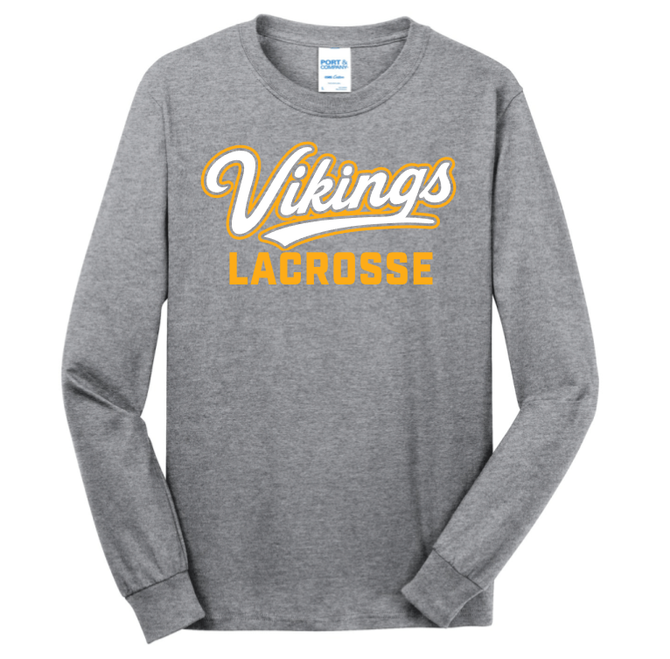 South Brunswick Boys Lacrosse Cotton Long Sleeve-Script Logo