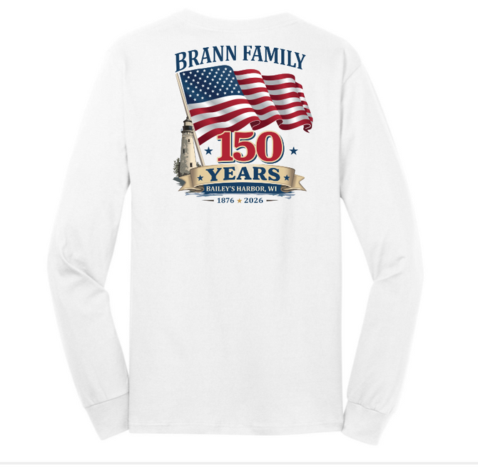 Brann Family Cotton Long Sleeve- Adult-Youth Sizing