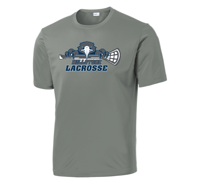 Millstone Lacrosse Performance Short Sleeve-Eagles Logo