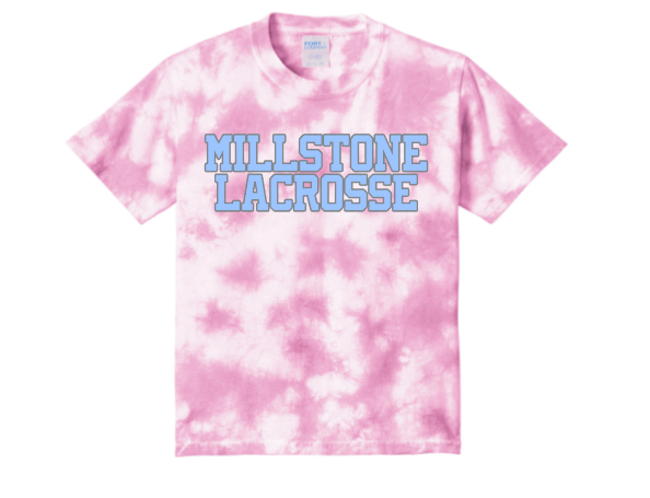 Millstone Lacrosse Crystal Tie Dye Tee-Retro Logo