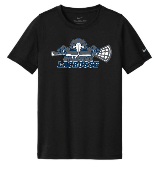 Millstone Lacrosse Nike Legend Tee-Eagles Logo