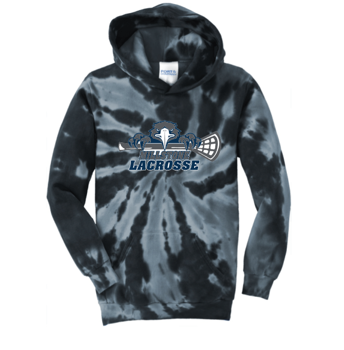 Millstone Lacrosse Tie Dye Hoodie-Eagles Logo