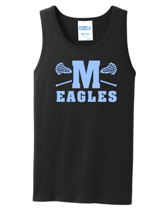 Millstone Lacrosse Core Cotton Tank Top-M Logo- Unisex/Ladies