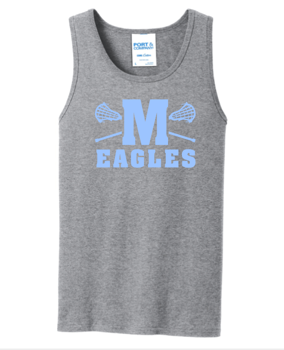 Millstone Lacrosse Core Cotton Tank Top-M Logo- Unisex/Ladies