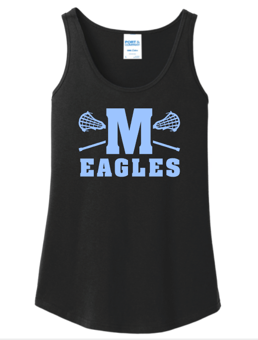 Millstone Lacrosse Core Cotton Tank Top-M Logo- Unisex/Ladies