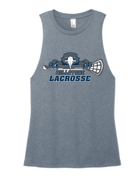 Millstone Lacrosse Women's Muscle Tank-Eagles Logo