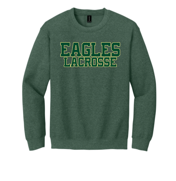 Bishop Shanahan Lacrosse Crewneck-Eagles Logo