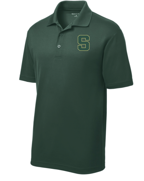 Bishop Shanahan Performance Mesh Polo-S Logo-Embroidered