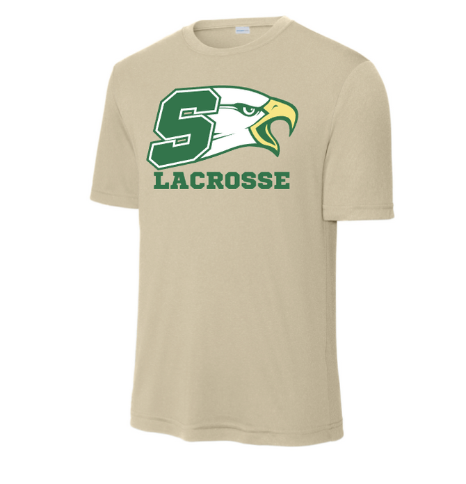 Bishop Shanahan Lacrosse Performance Short Sleeve-Eagles Logo