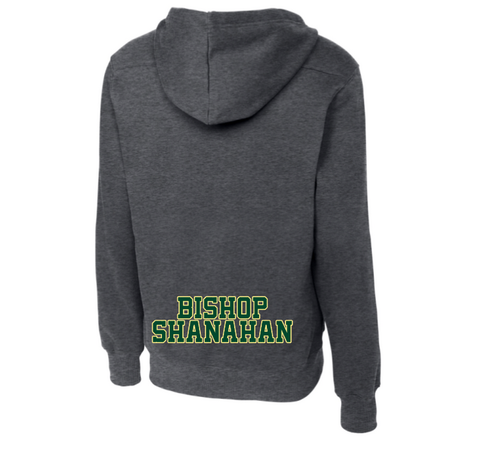 Bishop Shanahan Lace Up Hoodie with Back Print