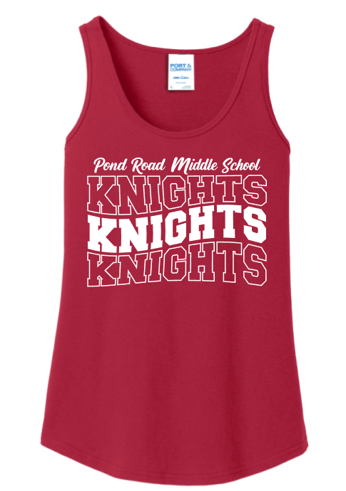 PRMS Women's Tank Top-It's a Great Day to be a Knight
