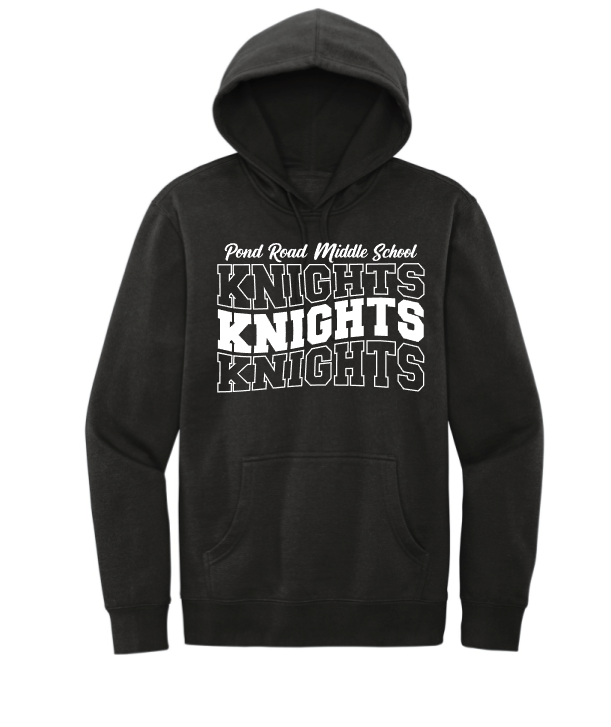 PRMS Fleece Hoodie-It's a Great Day to be a Knight