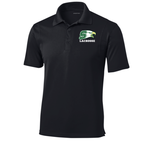 Bishop Shanahan Lacrosse Micropique Sport Wick Polo-Printed Logo