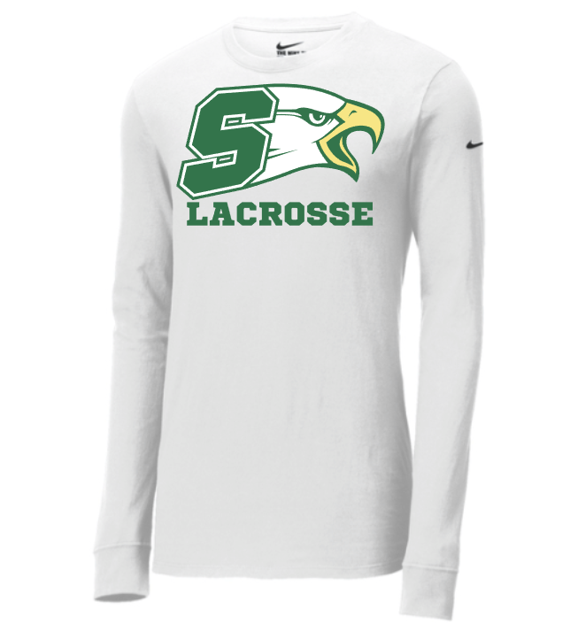 Bishop Shanahan Lacrosse Nike Cotton/Poly Blend Long Sleeve