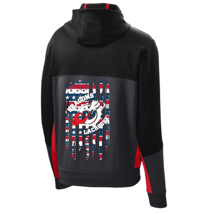 Allentown Dragons Lacrosse Tech Fleece Full Zip Jacket-Back Print