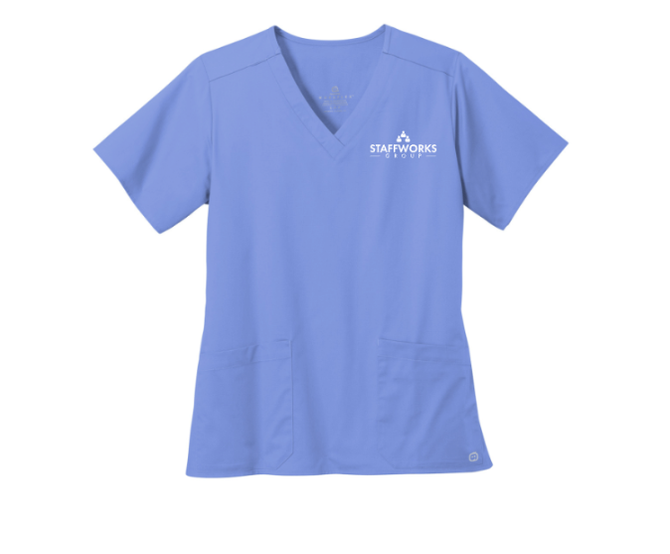 Staffworks Wink® Women’s WorkFlex V-Neck Top