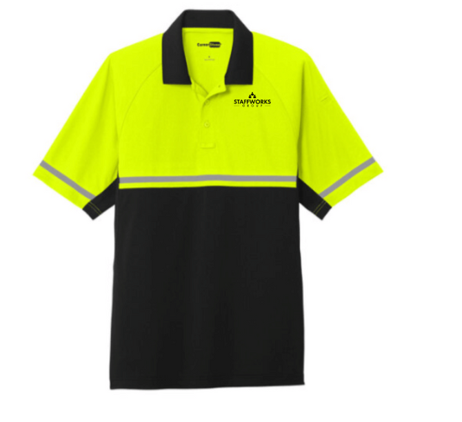 Staffworks CornerStone® Select Lightweight Snag-Proof Enhanced Visibility Polo