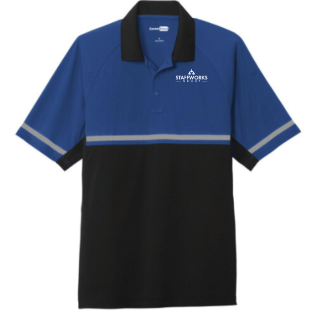 Staffworks CornerStone® Select Lightweight Snag-Proof Enhanced Visibility Polo