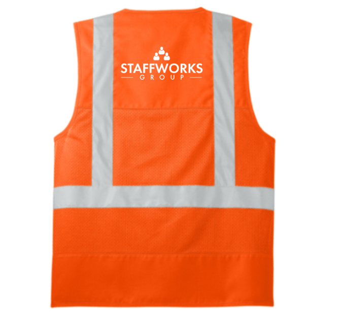 Staffworks CornerStone® ANSI 107 Class 2 Mesh Back Safety Vest