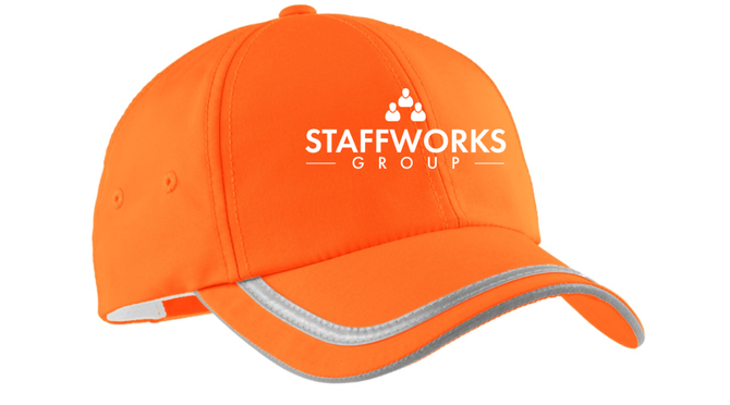 Staffworks Enhanced Visibility Cap-Printed Logo