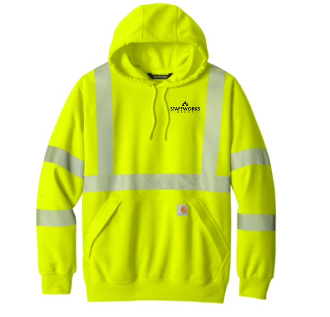 Staffworks Carhartt® ANSI 107 Class 3 Hooded Sweatshirt