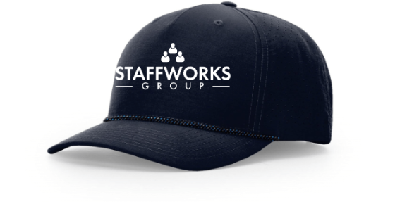 Staffworks Richardson Laser Perf Performance Rope Cap-Embroidered Logo