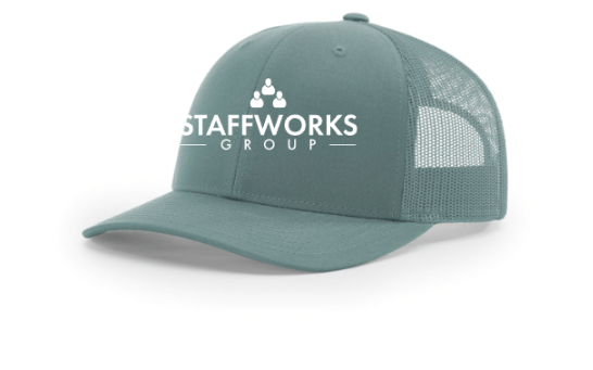 Staffworks Richardson Trucker Hat-Printed Logo
